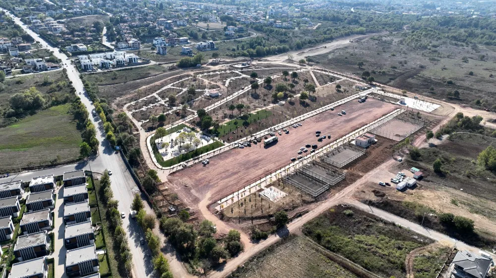 Seymen Millet Bahçesi’nde otopark çalışması başladı