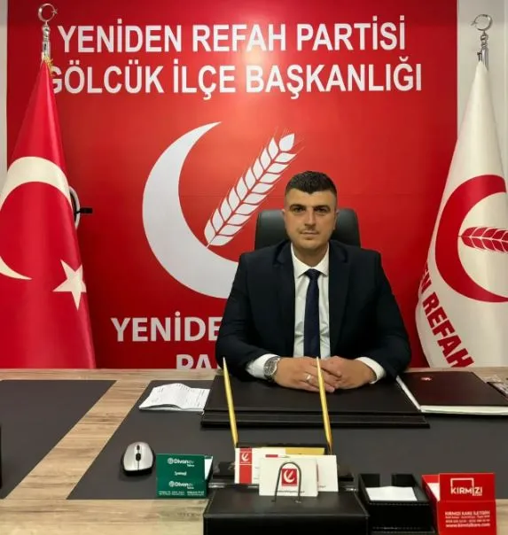 Yeniden Refah Partisi Gölcük İlçe Başkanlığında   YENİ BAŞKAN OSMAN ÇAVDAR OLDU