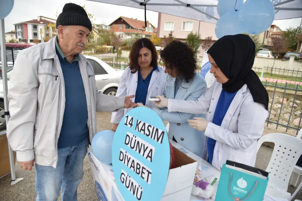 Başiskele’de Vatandaşlara Ücretsiz Kan Şekeri Ölçümü