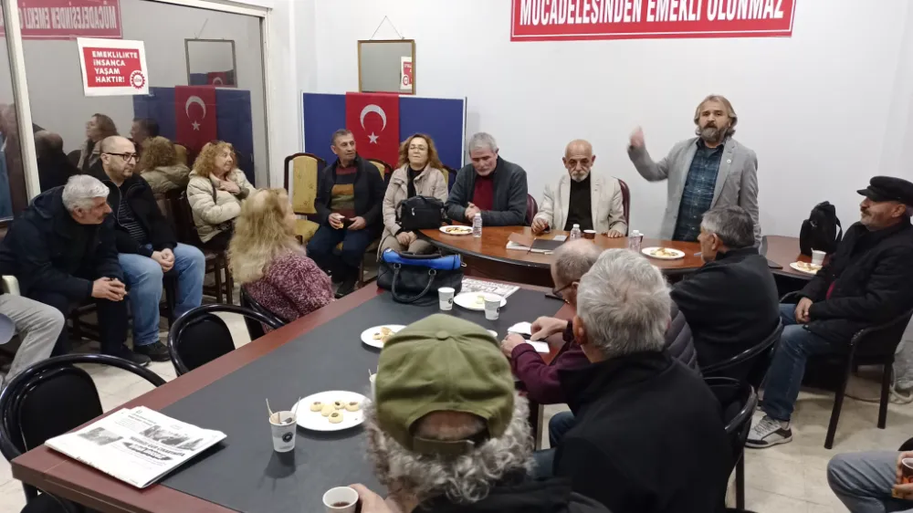 Emekli-Sen Gölcük Şube Başkanı Hamza Kaya,  “BİZE DAYATILAN YOKSULLUĞA KARŞI BİRLİKTE MÜCADELE EDELİM”