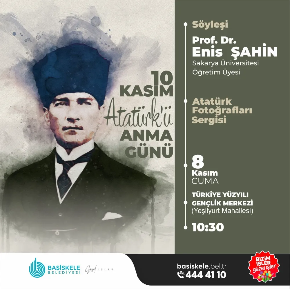 Atatürk, Başiskele’de Söyleşi Programıyla Anılacak