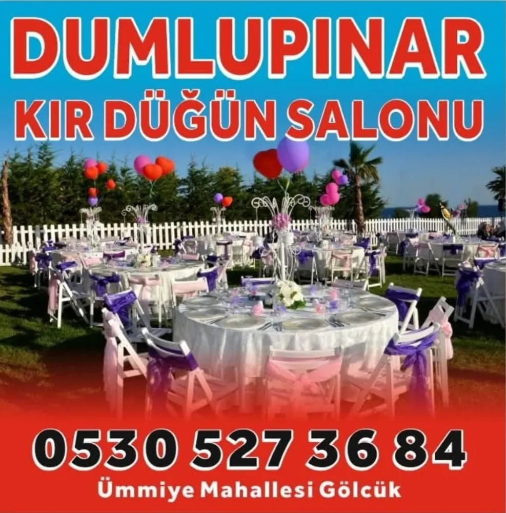 Dumlupınar Spor Kulübü Kır Düğün Salonu’ndan     TEMAD ÜYELERİNE İNDİRİM