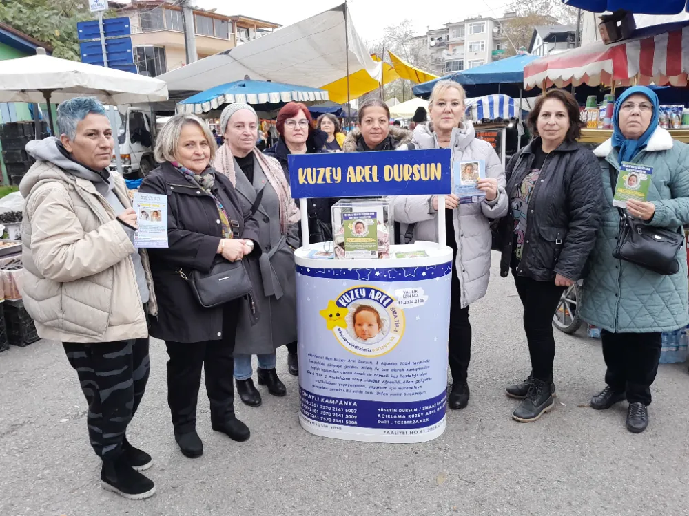 CHP İlçe Kadın Kolları Yönetiminden  SMA’LI BEBEK KUZEY AREL’E DESTEK