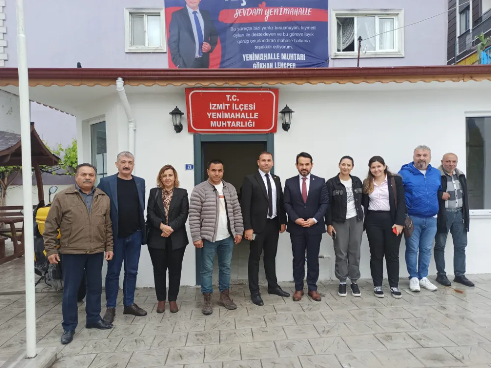 CHP İzmit’ten yeni muhtarlarla ilk temas