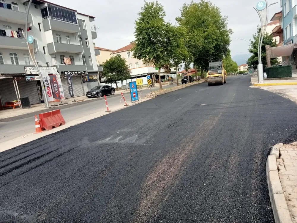 Derince Ertuğrul Gazi Bulvarına üstyapı