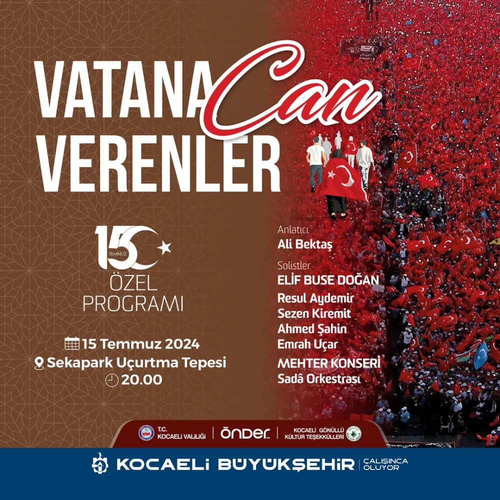Büyükşehir’den “Vatana Can Verenler”   İçin özel anma programı