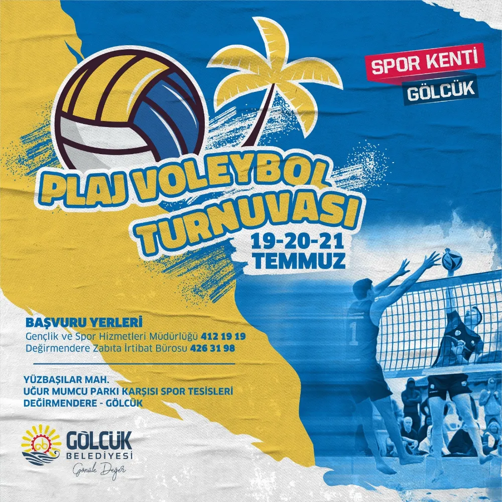 PLAJ VOLEYBOL TURNUVASI HEYECANI BAŞLIYOR