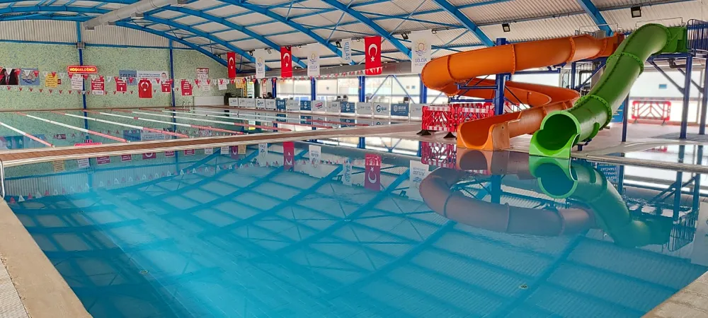 Gölcük Belediyesi Kapalı Yüzme Havuzu   YOĞUN İLGİ GÖRÜYOR