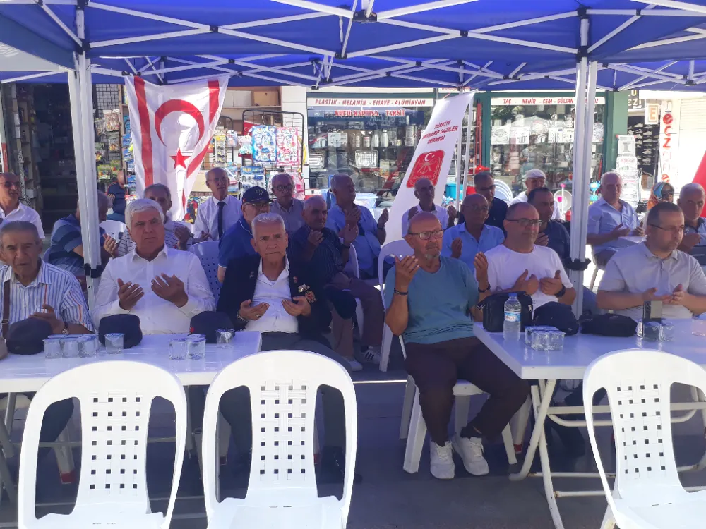 Türkiye Muharip Gaziler Derneği Gölcük Şubesi, Kıbrıs Barış Harekatı’nın 50. Yıldönümünde  LOKMA DÖKTÜRÜP TÜM ŞEHİTLERİMİZ DUALAR İLE ANILDI