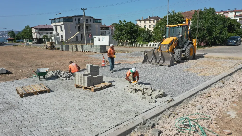 Başiskele’de Parke Yol Çalışması