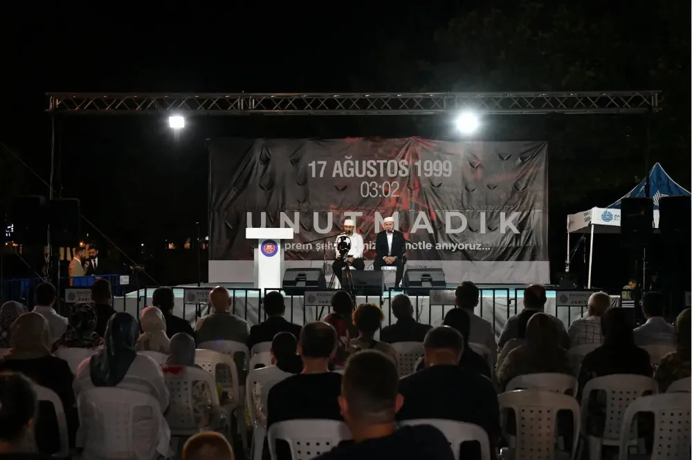 Başiskele'de Deprem Şehitleri Rahmet ve Dualarla Anıldı