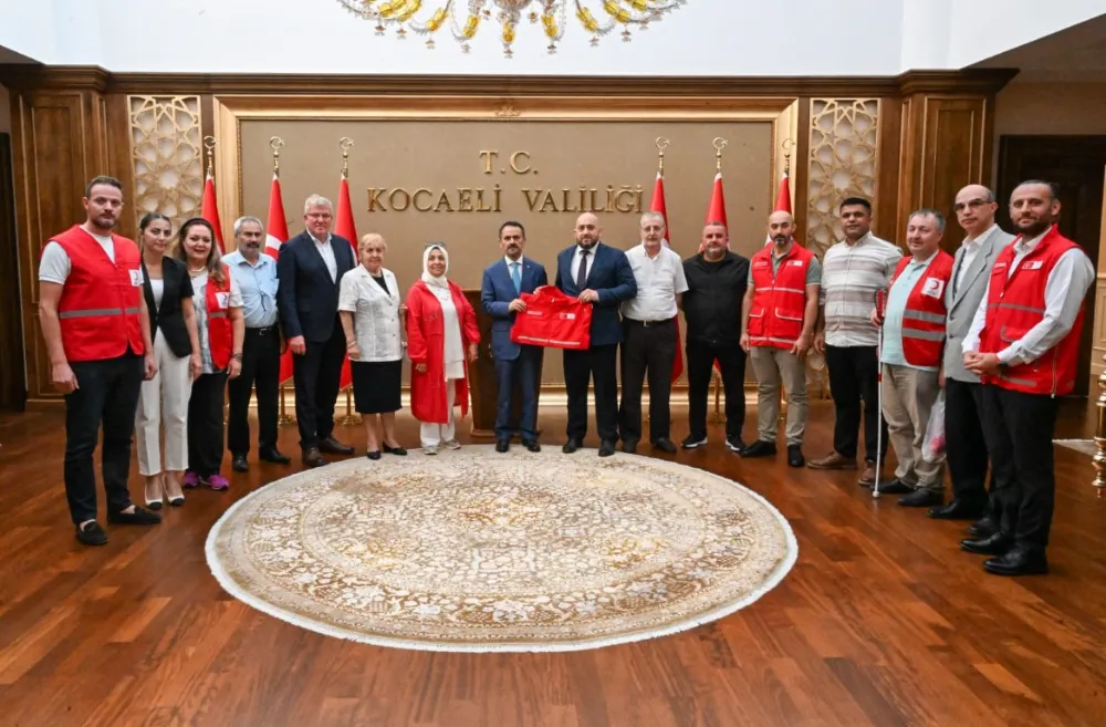 Kızılay’dan Vali Aktaş’a Hayırlı Olsun Ziyareti