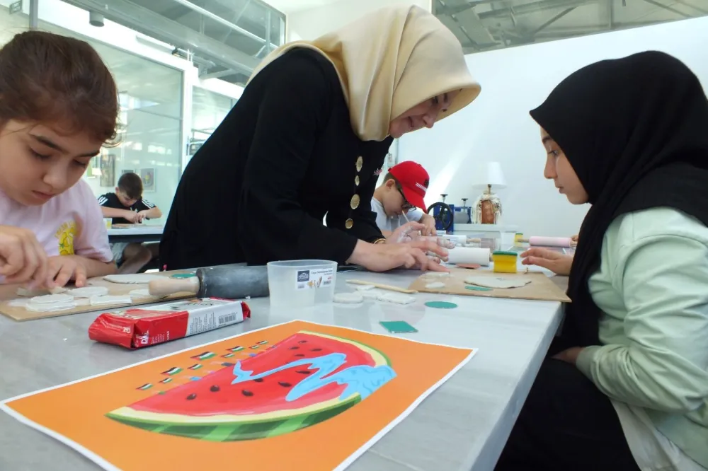 Kocaelili çocuklar haykırdı; Yaşasın özgür Filistin