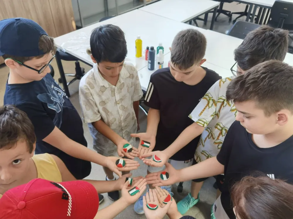 Kocaelili çocuklar haykırdı; Yaşasın özgür Filistin