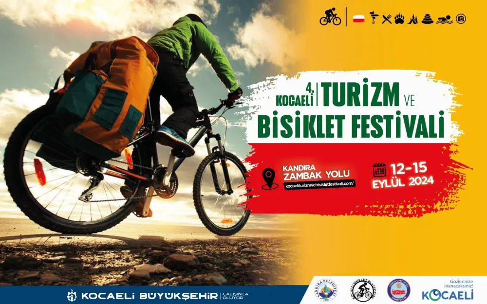 Bisiklet tutkunları Kandıra’da pedal çevirecek;  4. KOCAELİ TURİZM VE BİSİKLET FESTİVALİ BAŞLIYOR