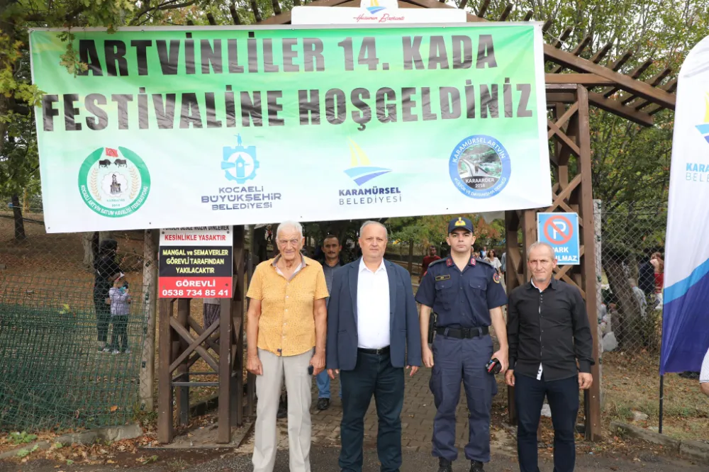 KARAMÜRSEL’DE 14. KADA FESTİVALİ VE ARTVİNLİLER FESTİVALİ DÜZENLENDİ