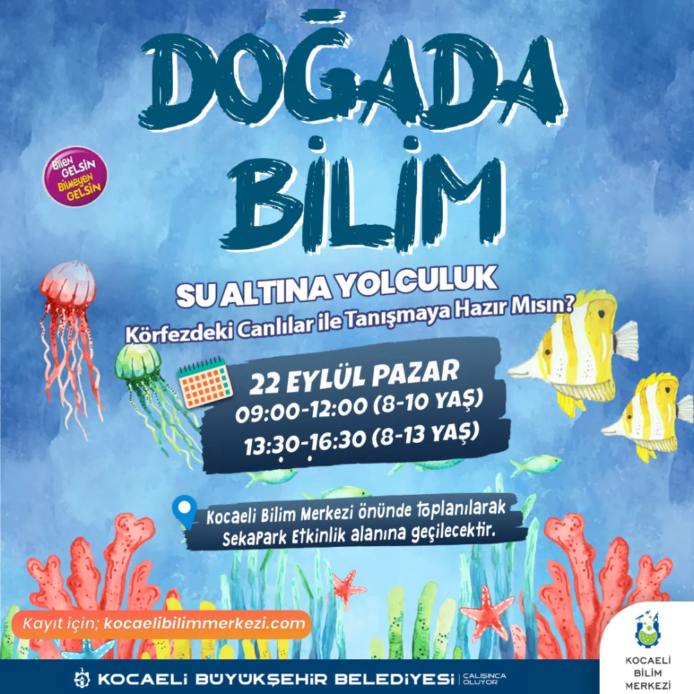 Doğada Bilim etkinliğine kayıtlar başladı