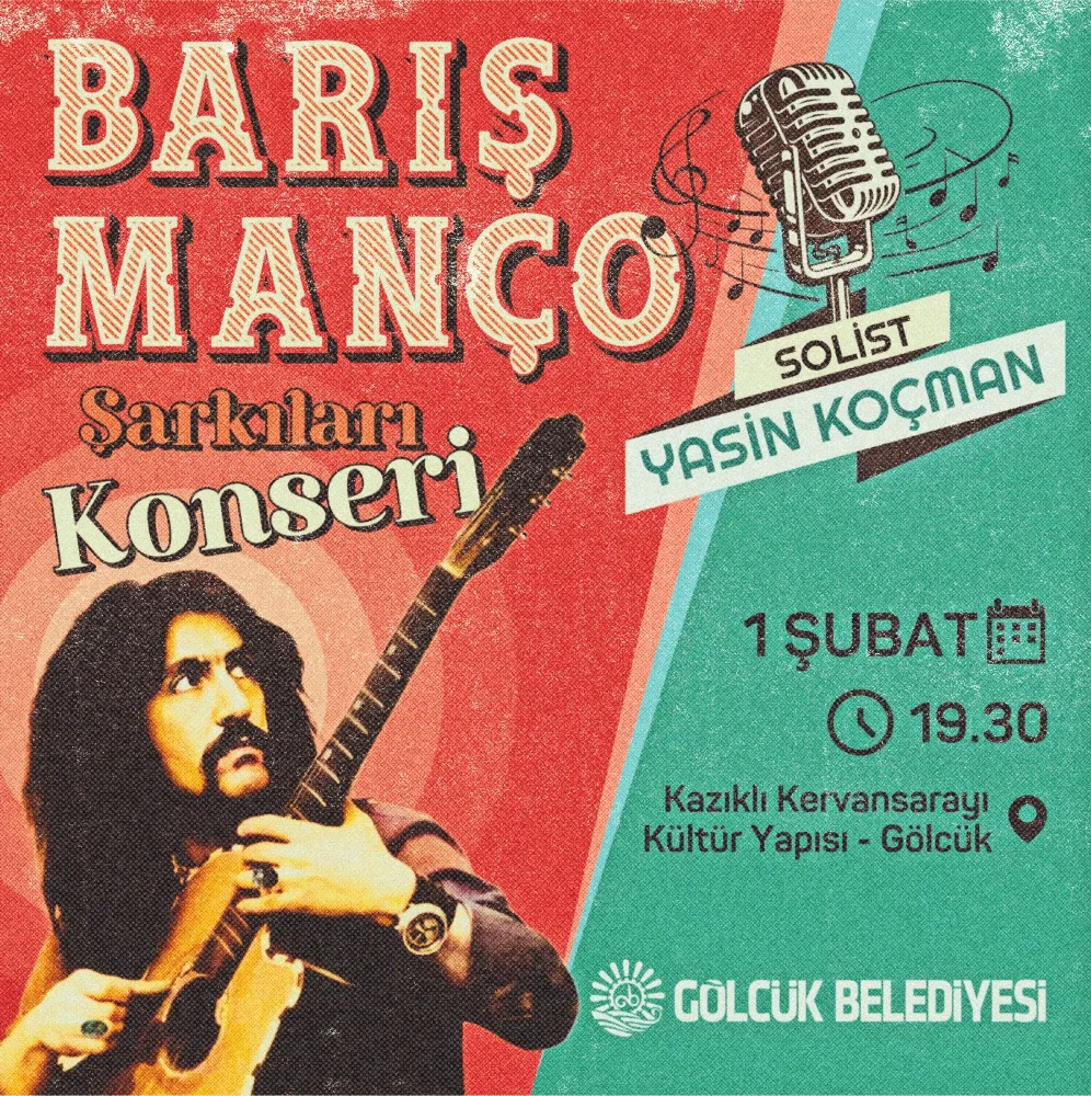 BARIŞ MANÇO UNUTULMAZ ŞARKILARI İLE GÖLCÜK