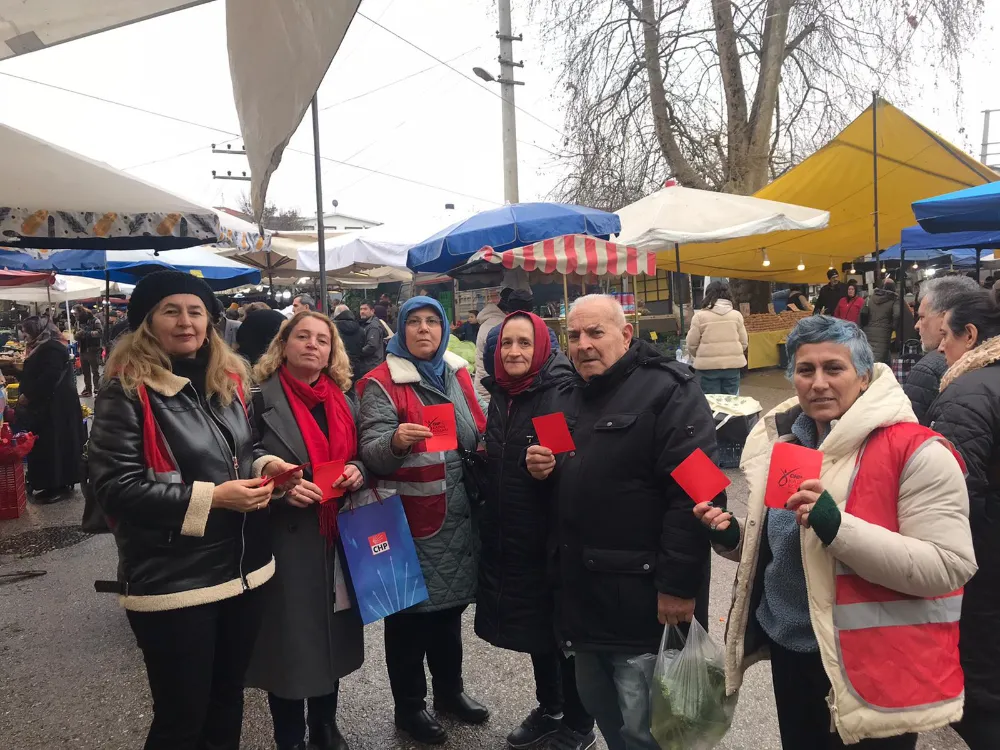 CHP Gölcük Kadın Kolları’ndan İktidara Kırmızı Kart!