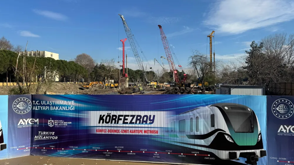 Körfezray Metro projesi hızlanıyor