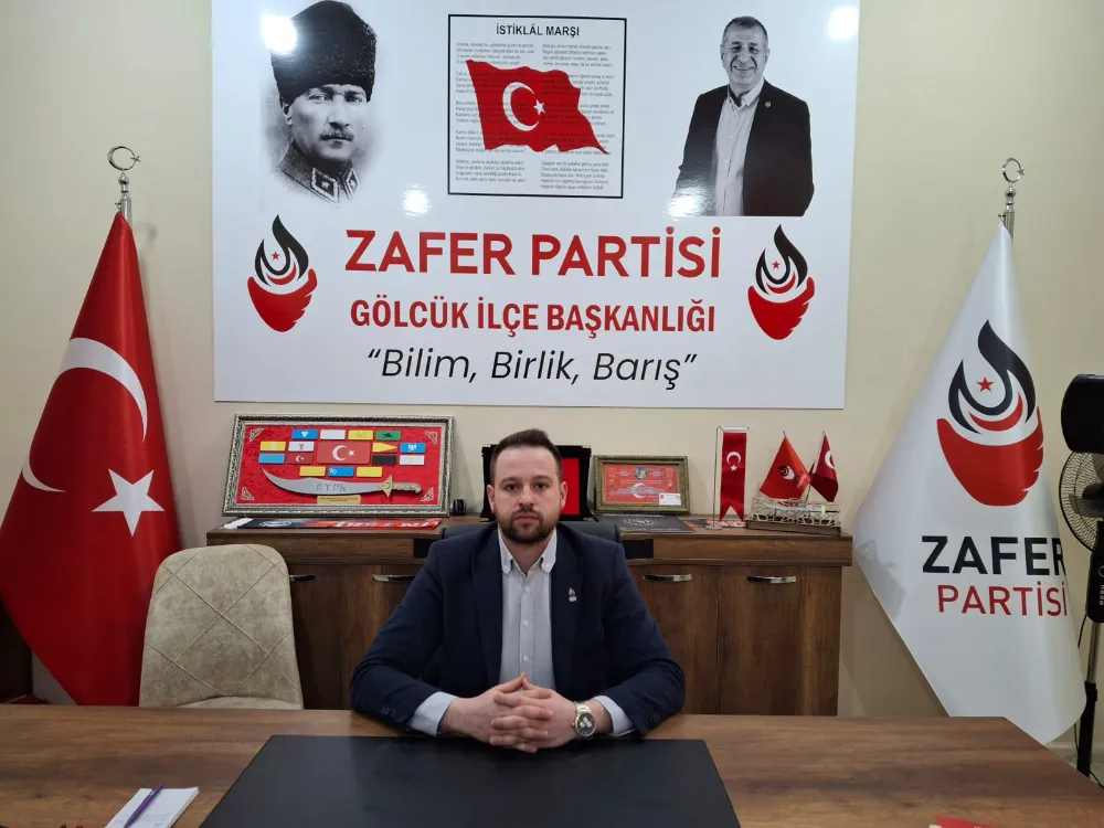 Zafer Partisi Gölcük İlçe Başkanı Kayıhan Kayı  “GENEL BAŞKANIMIZIN HER ZAMAN YANINDAYIZ”