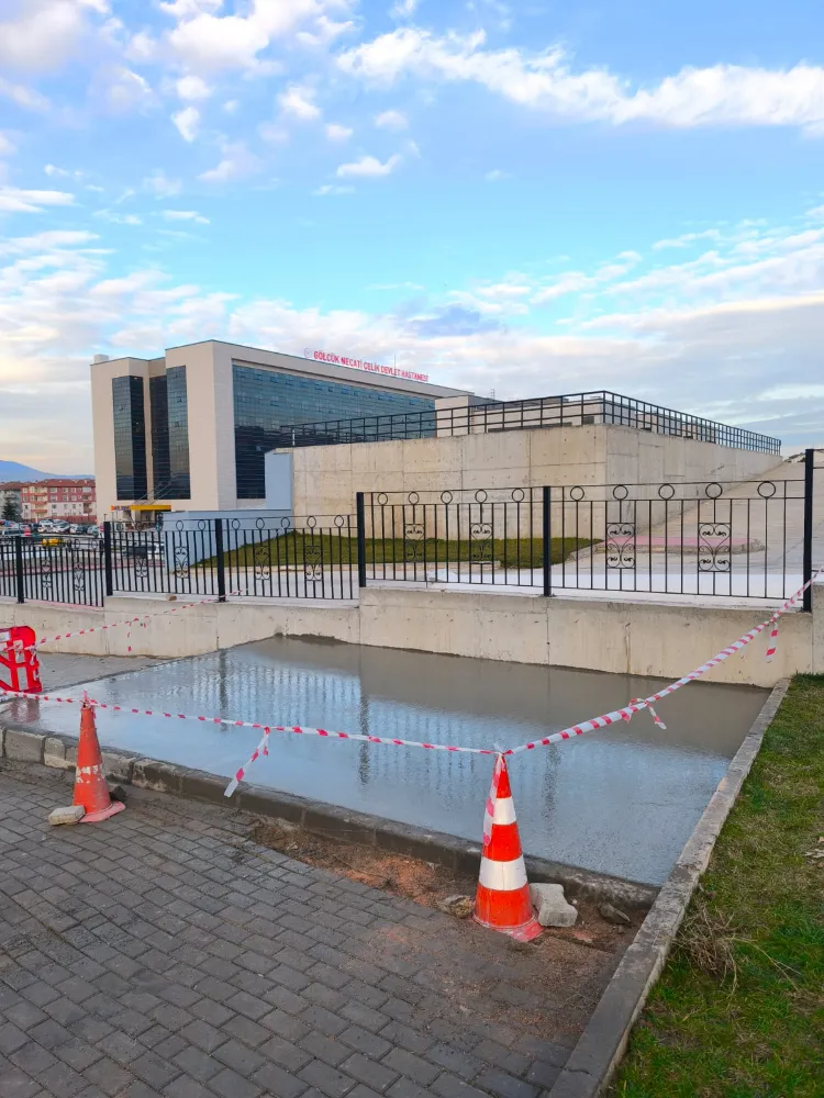 Necati Çelik Devlet Hastanesinin önüne taksi durağı geliyor