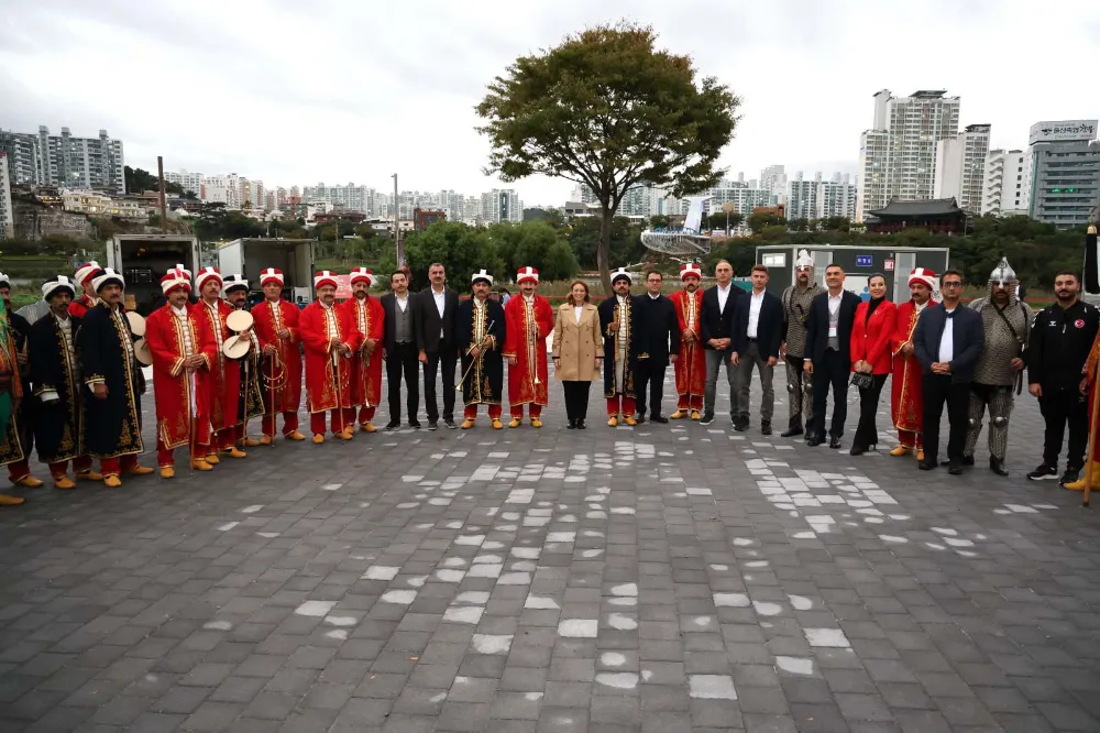 Büyükşehir Mehteri, Ulsan’da yeri göğü inletti