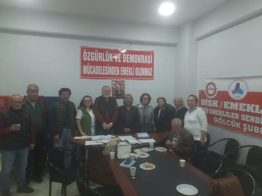 DİSK/ DEV/EMEKLİ -SEN Gölcük Şubesi 1.Olağan Kongresi’ni gerçekleştirdi  HAMZA KAYA GÜVEN TAZELEDİ