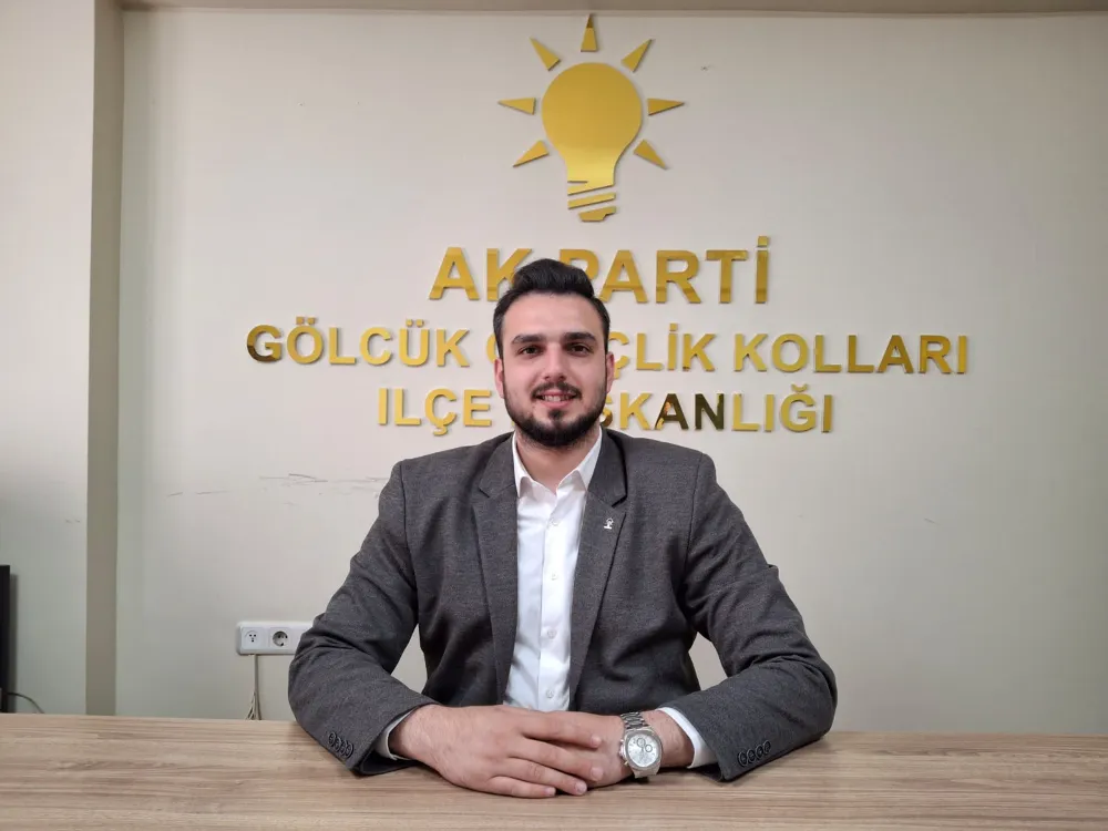 AK Parti Gölcük İlçe Gençlik Kolları Başkanı Kerem Özder,   “ENERJİMİZLE VE İNANCIMIZLA DAVAMIZI GELECEĞE TAŞIYORUZ”