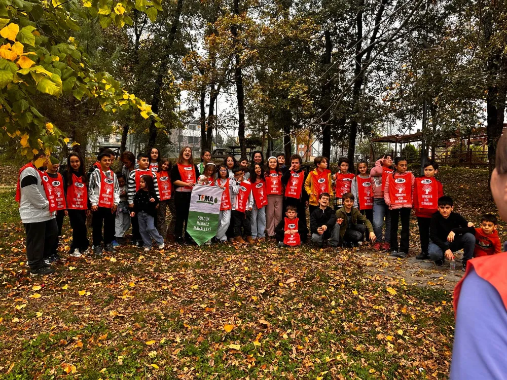 Değirmendere Uğur Mumcu Ortaokulu öğrencileri   TEMA İLE DOĞAYA NEFES OLDULAR