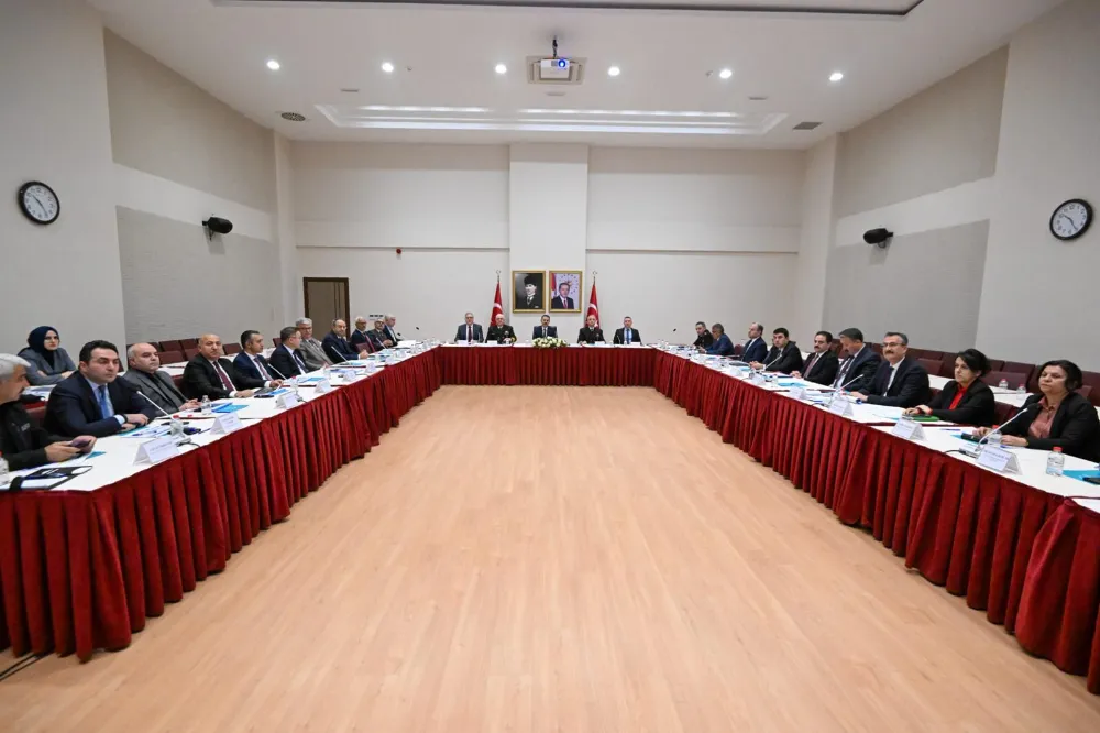 Genişletilmiş İl Güvenlik, Asayiş ve Koordinasyon Kurulu Toplantısı,   VALİ AKTAŞ BAŞKANLIĞINDA YAPILDI
