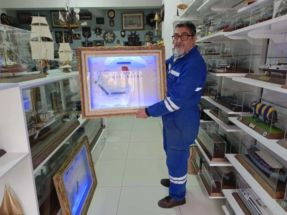 Model Gemi Ustası Yusuf Akmeşe’den “Mavi Vatan”a ve Gelecek Nesillere Anlamlı Proje