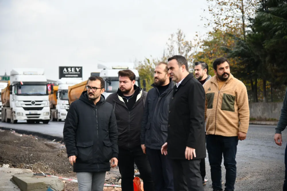   Başkan Özlü’den Başiskele’deki Yol Çalışmalarına Yakın Takip