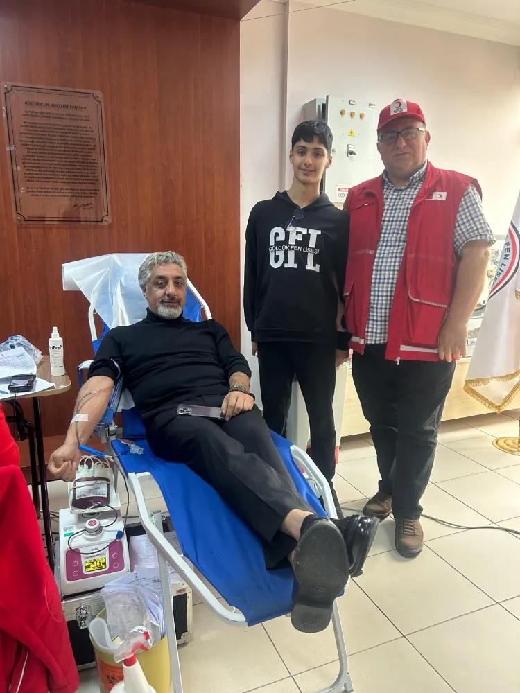 Gölcük Fen Lisesi’nde kan bağışı kampanyasına büyük katılım  50 GÖNÜLLÜ KAN BAĞIŞINDA BULUNDU