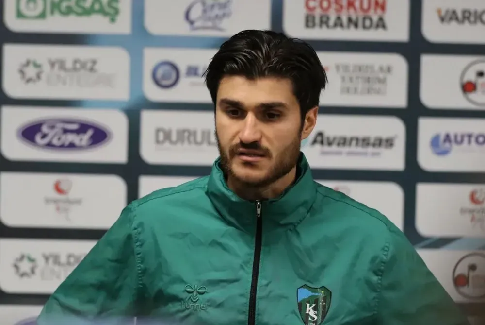 Kocaelispor’un yıldız futbolcusu Yusuf Cihat Çelik  