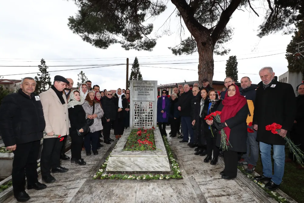 Efsane Başkan Leyla Atakan ve yol arkadaşları kabri başında anıldı