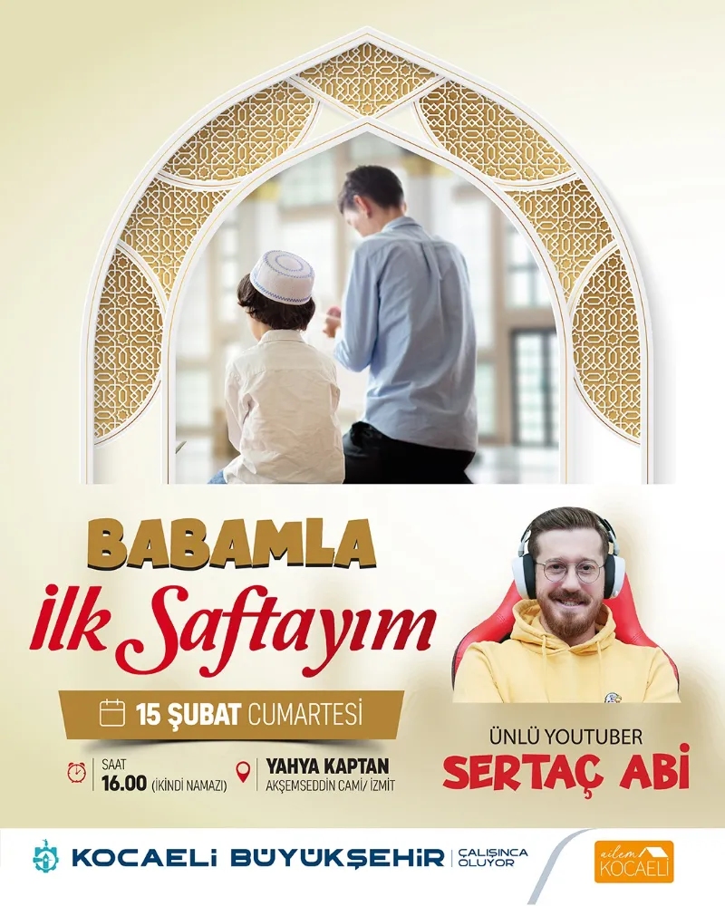 Büyükşehir’den “Babamla İlk Saftayım” etkinliği