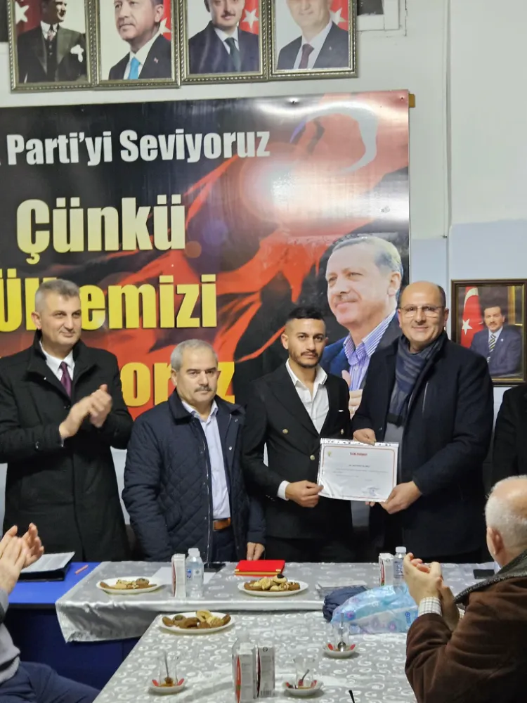 AK Parti Piyalepaşa Mahalle başkanlığında bayrak değişimi  YENİ BAŞKAN MEHMET ALBAY OLDU