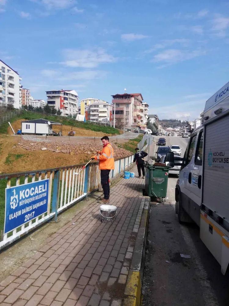 Büyükşehir’in kent estetiğine katkısı sürüyor