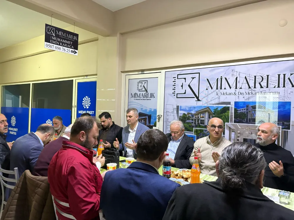 Giresunlular Derneği geleneksel iftar yemeklerini yoğun katılım ile gerçekleştirdi 