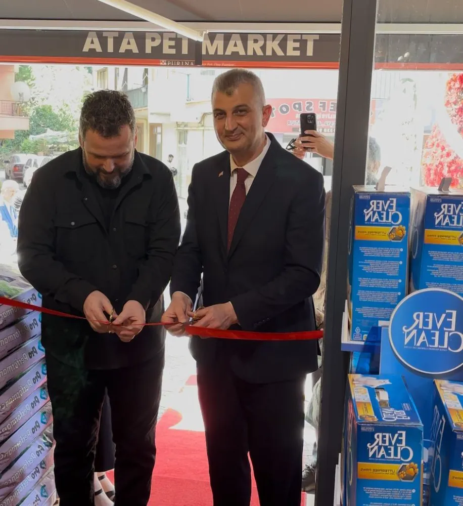 Kuş ve Balık sevgisi giderek yoğun ilgi görüyor  ATA PET MARKET TÖRENLE HİZMETE AÇILDI