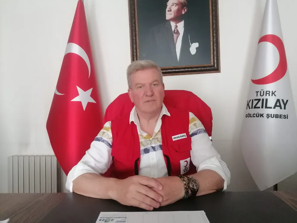 Türk Kızılay Gölcük Şubesi Başkanı Orhan Barış,  “HEDEFİMİZ 156 KURBAN HİSSESİ ALMAK”