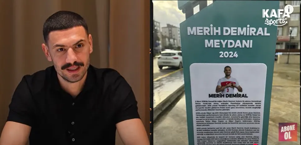 Milli futbolcudan Büyükakın’a teşekkür