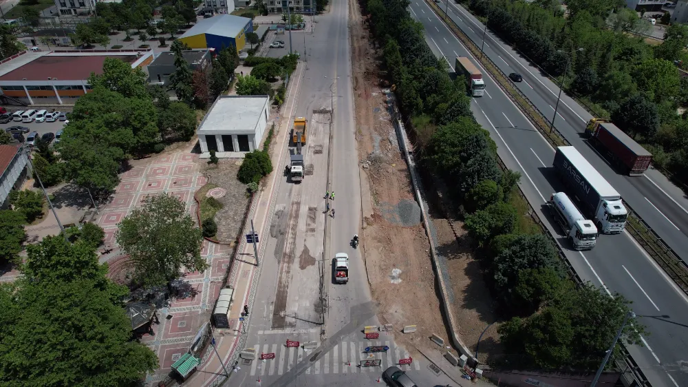 Alikahya tramvay hattında hummalı çalışmalar devam ediyor;  BÜYÜKŞEHİR’LE RAYLI SİSTEM AĞI GENİŞLİYOR