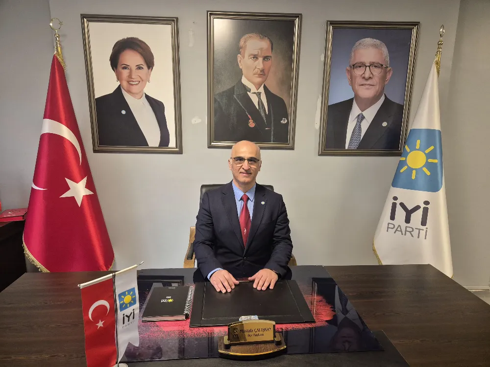 İYİ Parti İlçe Başkanı Mustafa Çalışkan,  “DERDİMİZ SORUNLARIN ÇÖZÜMÜNE KATKI SAĞLAMAK”