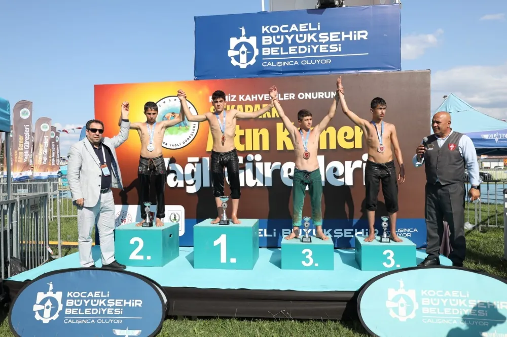 Yağlı güreşin ustaları Kocaeli