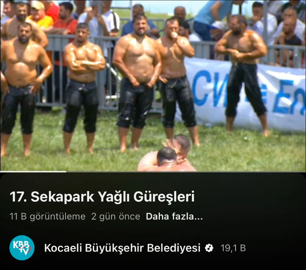 Sekapark Yağlı Güreşleri dijitalde milyonlara ulaştı