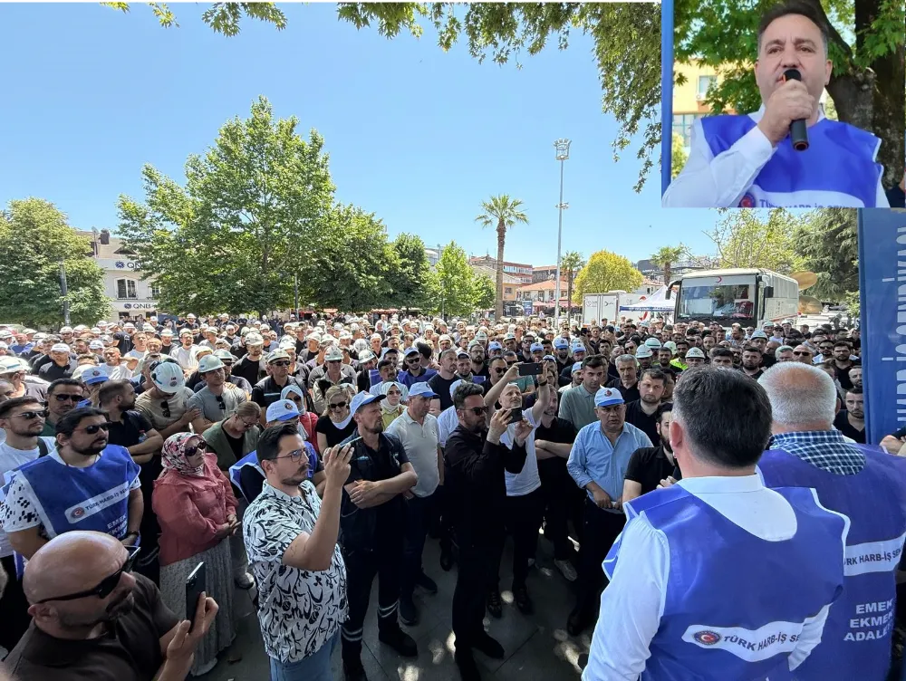 Türk Harb İş Sendikası  Kocaeli Şubesi Başkanı Şakir Akçer,     “BU TEKLİF EMEĞİMİZİ YOK SAYMAKTIR”