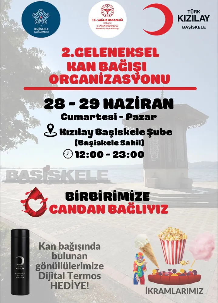 Başiskele’de Geleneksel Hâle Gelen 2. Geleneksel Kan Bağışı Kampanyası Sizi Bekliyor!