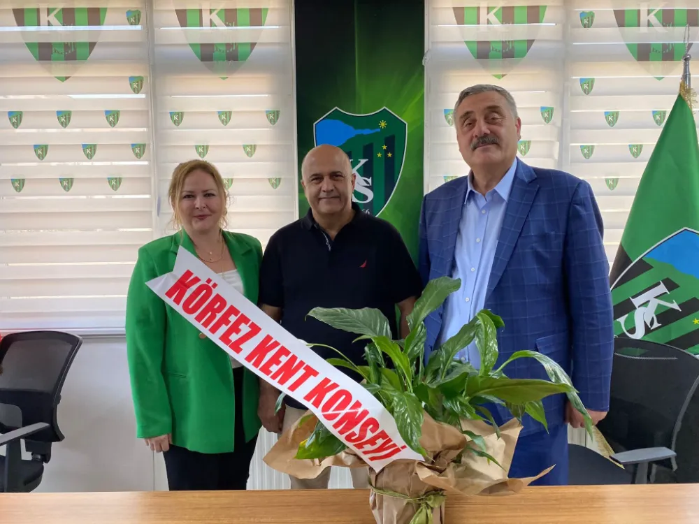 Körfez Kent Konseyi’nden Kocaelispor’a tebrik ziyareti